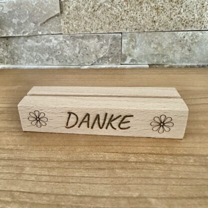 Kartenhalter "Danke"