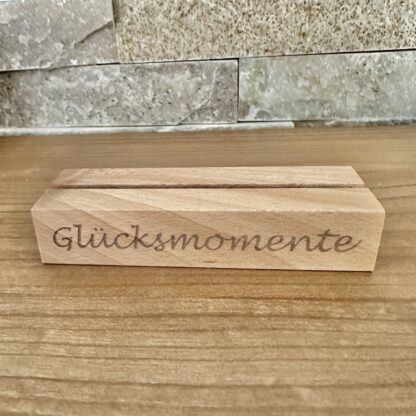 Kartenhalter "Glücksmomente"