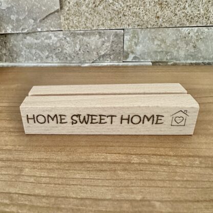 Kartenhalter "Home Sweet Home"