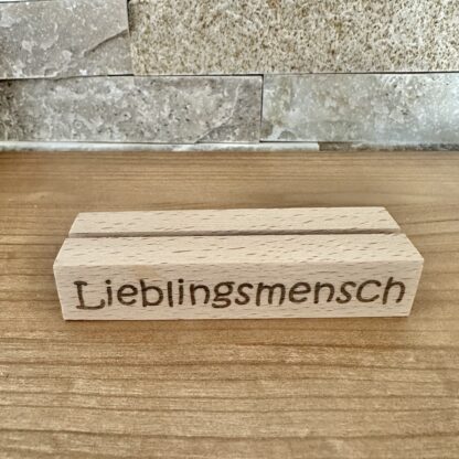 Kartenhalter "Lieblingsmensch"