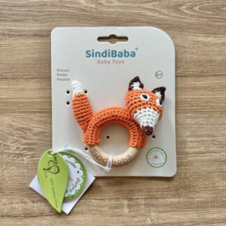 Rassel am Holzring "Fuchs"