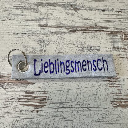 Schlüsselanhänger "Lieblingsmensch"