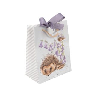 Mittelgrosse Geschenktüte mit Band "Igel"