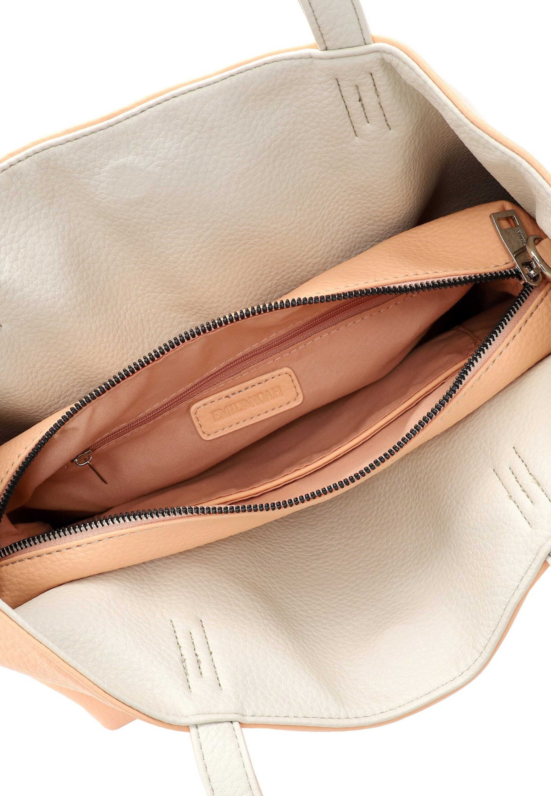 Wendbarer Bag-in-Bag Shopper Eva apricot - Image 2