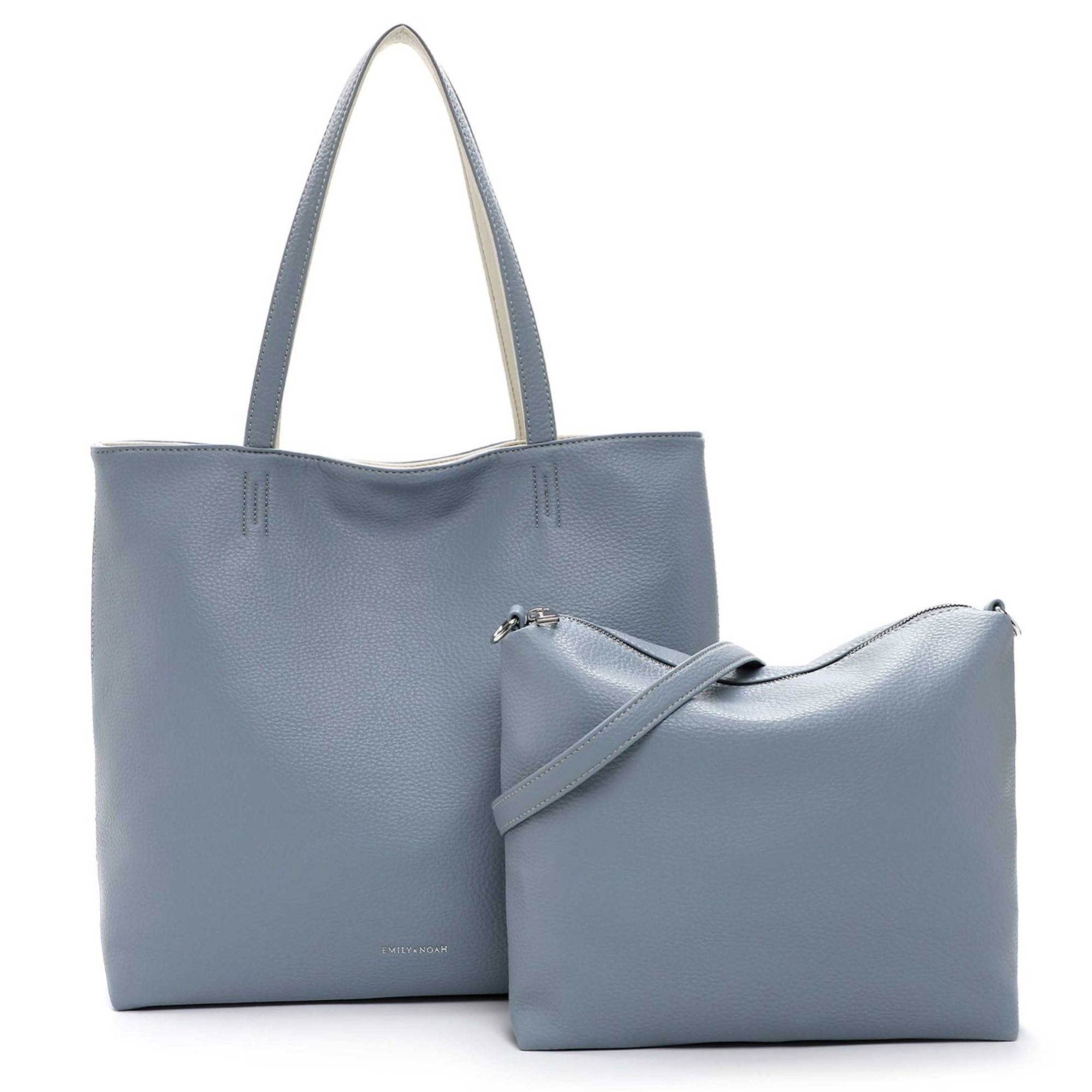 Wendbarer Bag-in-Bag Shopper Eva crystal blue