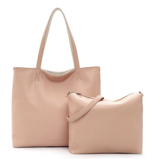 Wendbarer Bag-in-Bag Shopper Eva pink salt
