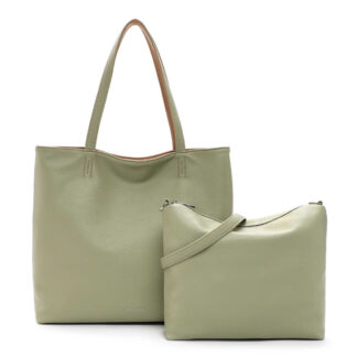 Wendbarer Bag-in-Bag Shopper Eva pistachio