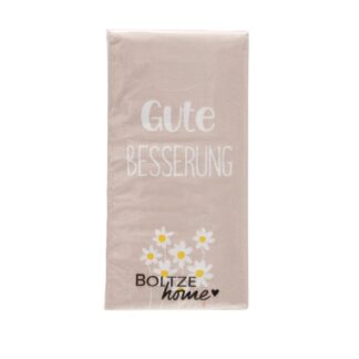 Papiertaschentücher "Gute Besserung"