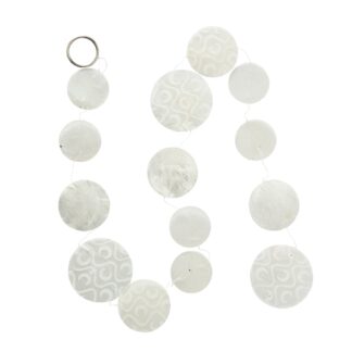 Capiz-Girlande Saina, H120cm