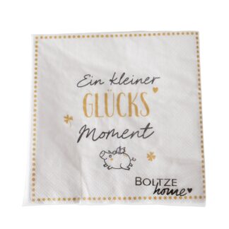 Papierservietten 33x33cm Ein kleiner Glücksmoment