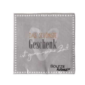 Papierservietten 33x33cm Gemeinsame Zeit