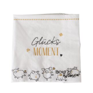 Papierservietten 33x33cm Glücksmoment