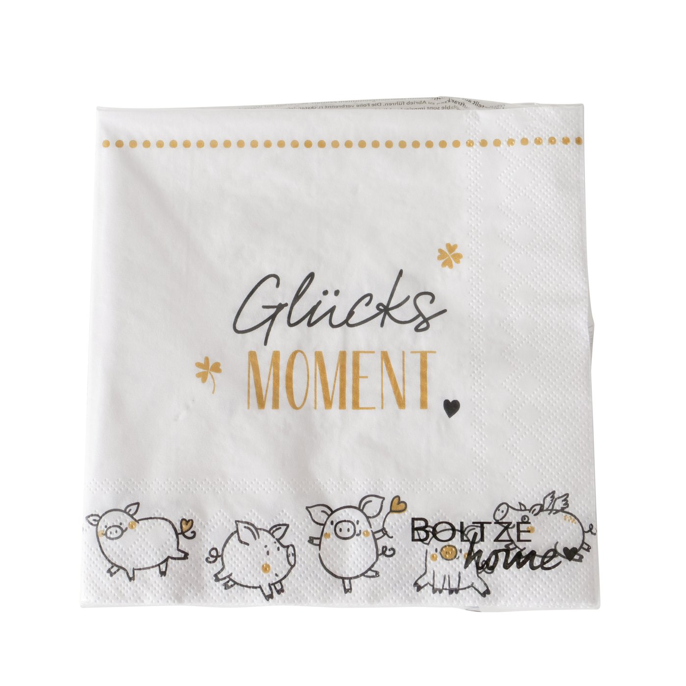 Papierservietten 33x33cm Glücksmoment