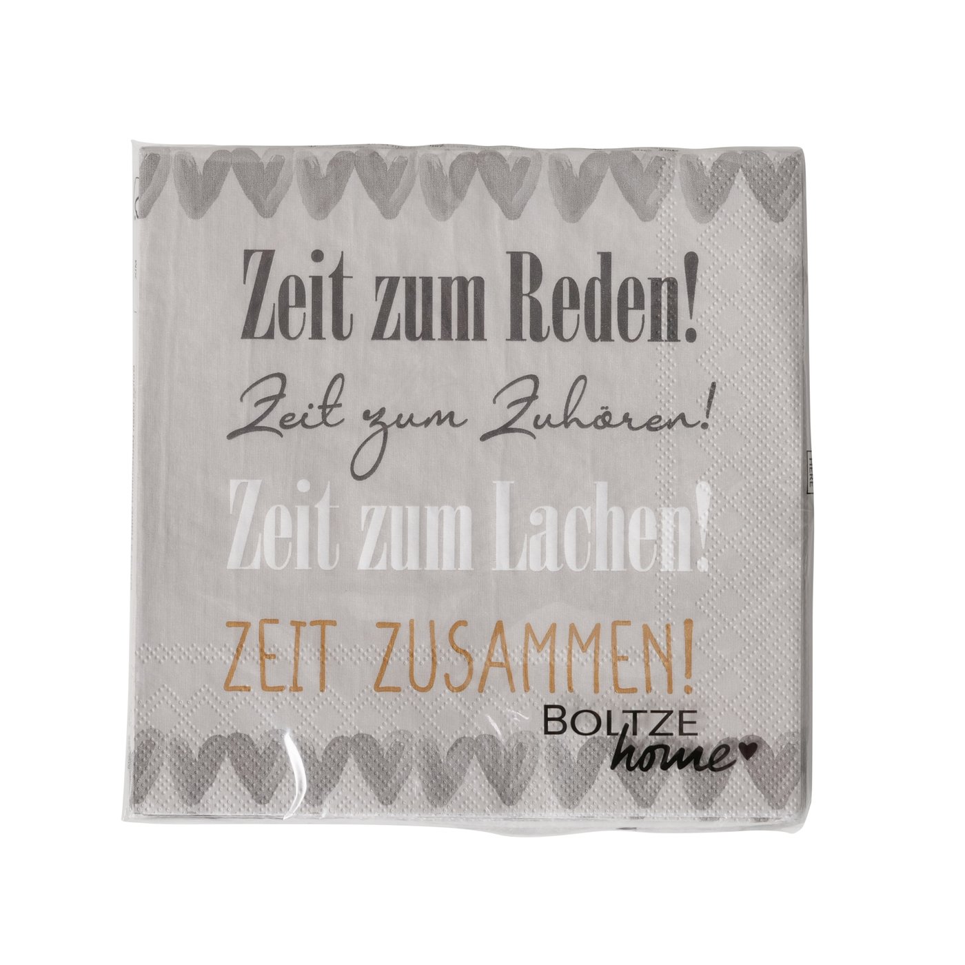 Papierservietten 33x33cm Zeit zum Reden...