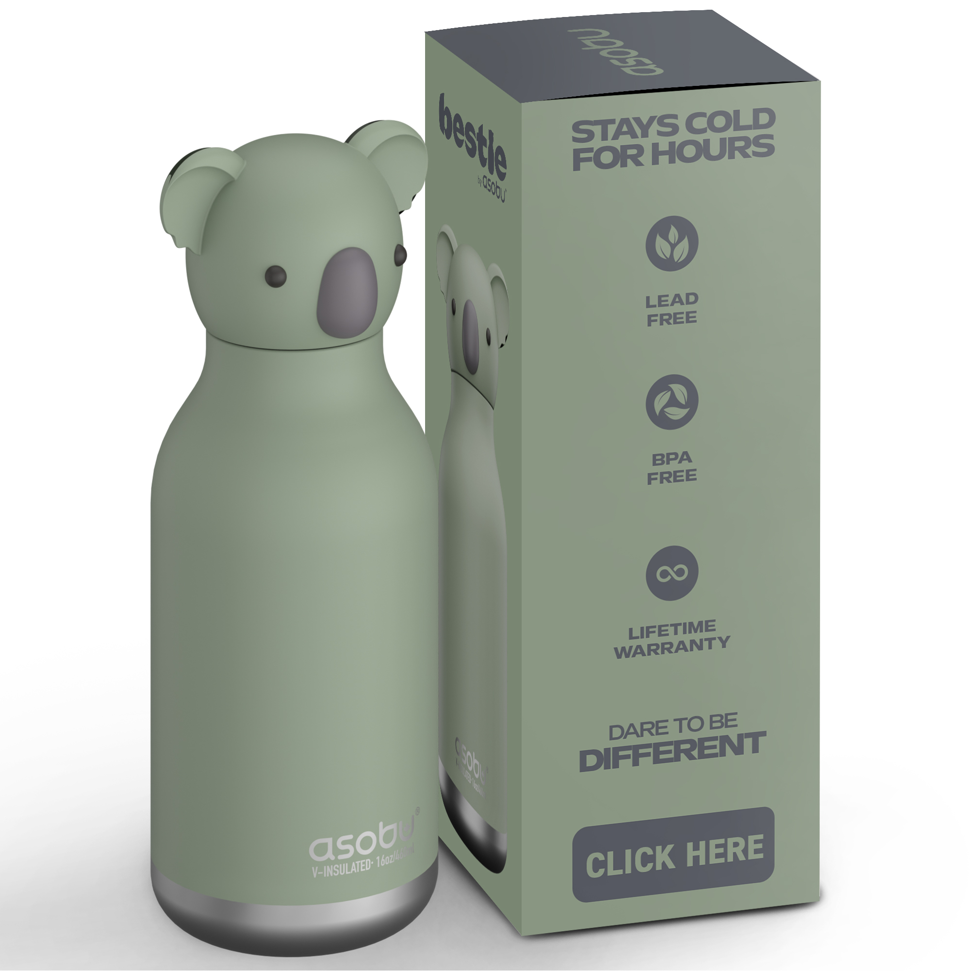 Thermosflasche Koala Fin, 460ml - Image 4