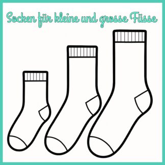 Socken für Klein und Gross