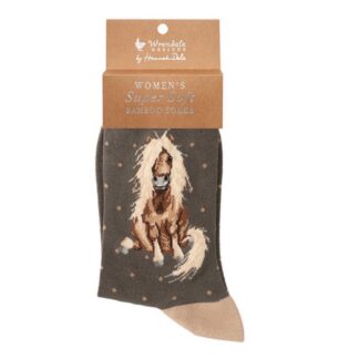 Damensocken mit Pferd