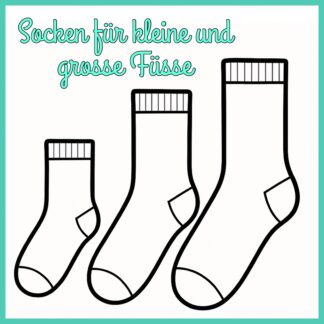 Socken für Klein und Gross
