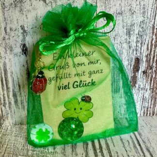 Glücksbringer "Ein kleiner Gruss von mir, gefüllt mit ganz viel Glück"