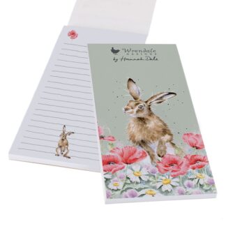 Einkaufsblock "Hase auf Blumenwiese"